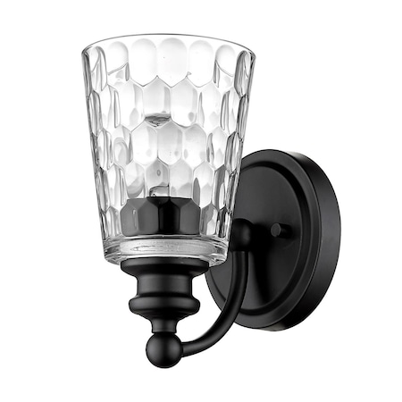 Estallar 8.5 x 5 x 6.75 in. Mae 1-Light Matte Black Sconce ES3097121